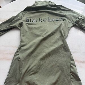 Black Heart Equestrian olive long sleeve XXS